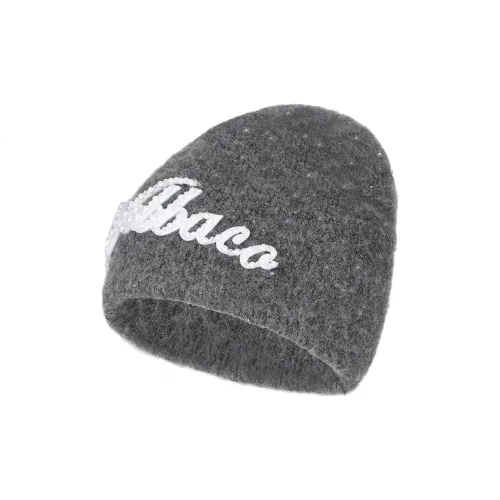 Valeria Obbaco Акриловые шапки-бини унисекс серого цвета
