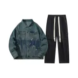 Винтажный синий + черный