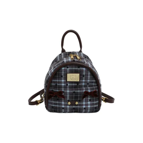 BRABOSTON Nylon Backpack Standard Unisex Blue Coffee