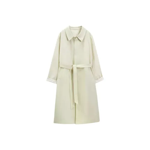 AIYIFU Зеленый Хаки Женская Тренч