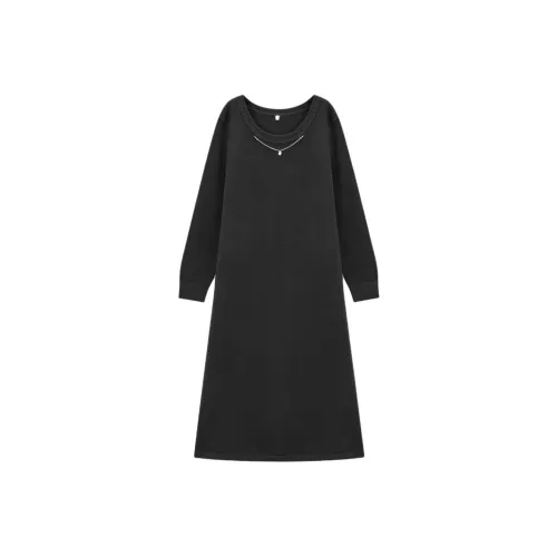 AIYIFU Длинное платье с длинными рукавами женское