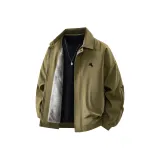 Зеленый Коричневый Утолщенный и с Флисовой Подкладкой [Без Принта]