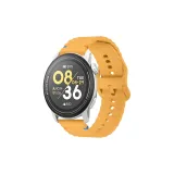 Волна Sewn Силикон Стиль-Закрывающая застёжка в Однотонный-Желтый