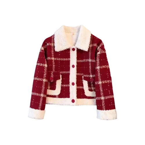 Little LU Studios Velvet Feel Coat Women's