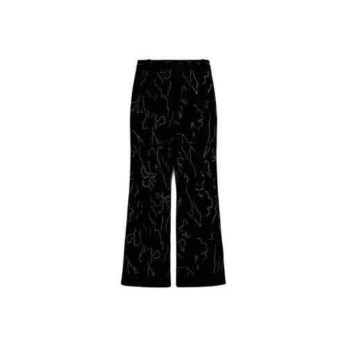 H M Черные Женские Повседневные Штаны