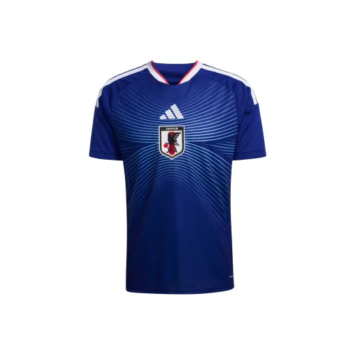 Adidas Japan Синий Серый Синий Унисекс Футбольные Джерси