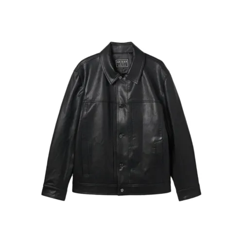 GUESS Мужские черные куртки