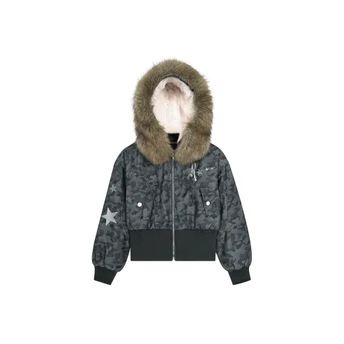 Captainbeer Серый камуфляж Женские свитшоты