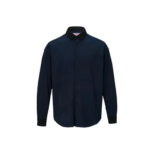 ANREALAGE 1st Anniversary Украшение Ярлык Жаккард Рубашка Мужская