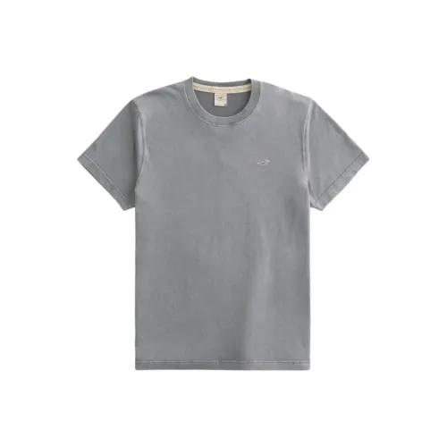 Hollister Gray Мужская T-Рубашка