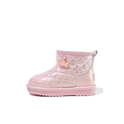 Барби Детские зимние сапоги розовые Kids