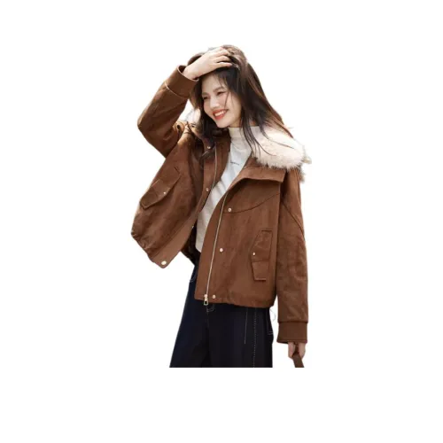 SHANGJING Кофе Женские Куртки