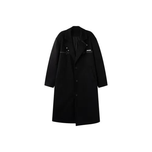 BJHG Peaceful Черное Унисекс Пальто