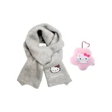 Серый Hello Kitty + Цветочный Hello Kitty Брелок