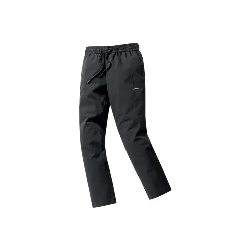 SIBANU Мужские черные пуховые штаны