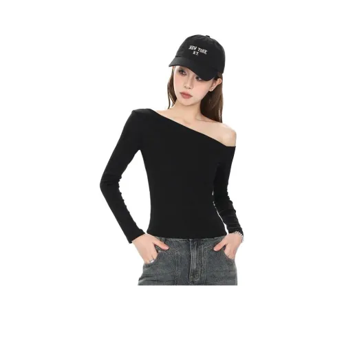 Lanza Черные Женские T-рубашки