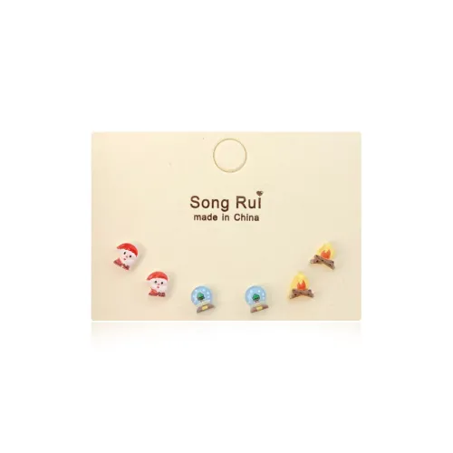 Inkopper Resin Stud Earrings Women's