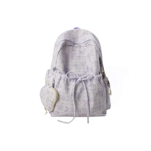 KINMAC Полиэстер Композитная ткань Рюкзак Стандартный Women's White Фиолетовый Sky Blue Розовый