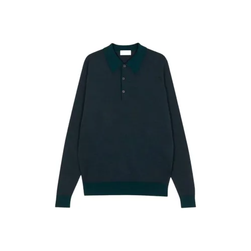 JOHN SMEDLEY Men's Blue Sweaters JOHN SMEDLEY Мужские Синие Свитера