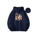 Темно-синий, флисовая подкладка