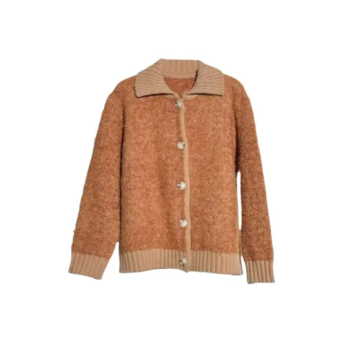 POPO.INFO Тыква Желтый Женские Трикотаж