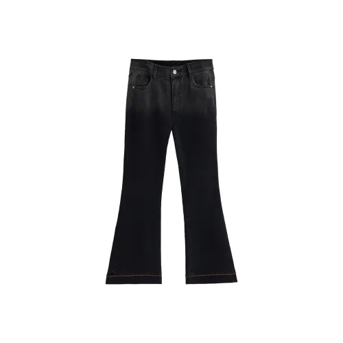 AIYIFU Джинсы черные женские