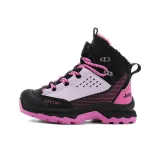 Чёрный/Сливовый Красный - Толстый хлопок Обувь