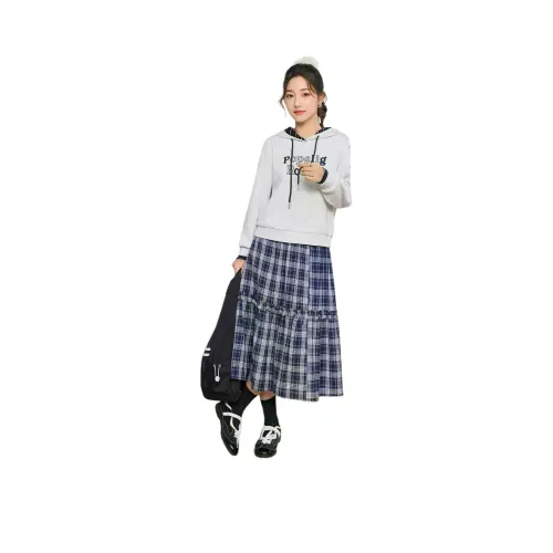 AIYIFU Белый Фотиния Серый Женский Свитшот