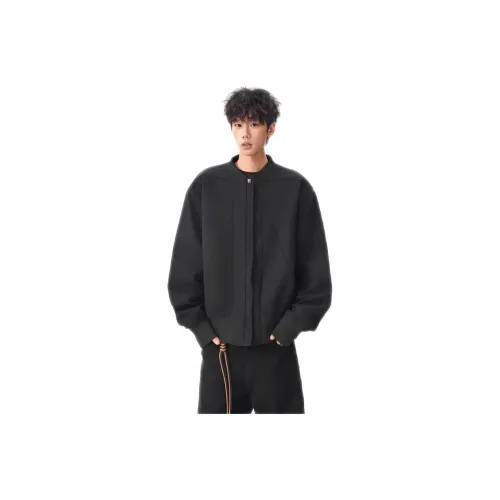 LONGZHIWU Черный Внешний с Красным Внутренним Утолщенный и С флисовой подкладкой Школьный возраст Топы