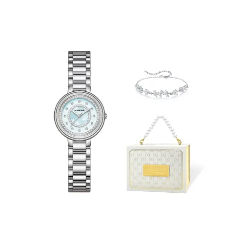 X Шестерня Роскошь Полностью Укладочный Эксклюзивный Женские Студенческие Наручные часы Кварцевый механизм