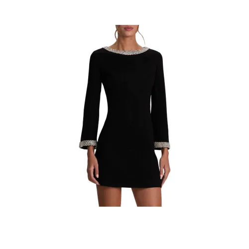 ALICE+OLIVIA Длинное платье с длинными рукавами женское