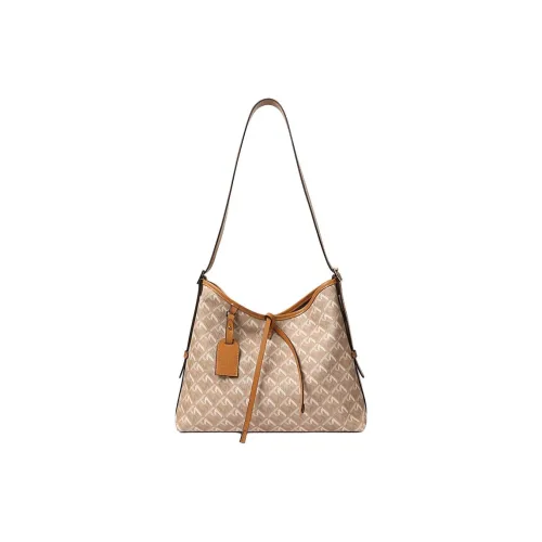 TUCANO ПУ (полиуретан) и ПВХ Сумка через плечо Женская Кофейный Хаки Коричневый