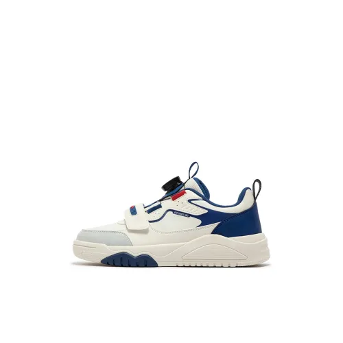 XTEP Slip-resistant Abrasion-resistant Low-top Skateboard Shoes Blue Children's