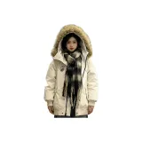 Абрикосовый хлопковый пуховик