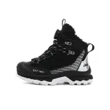 Чёрный, серебряный, толстый, хлопок, обувь