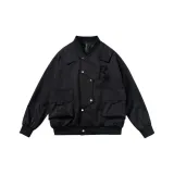 Чёрный [Весенний Осенний Одиночный] Без капюшона