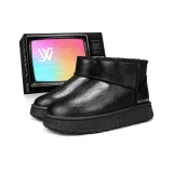 Черный с флисовой подкладкой