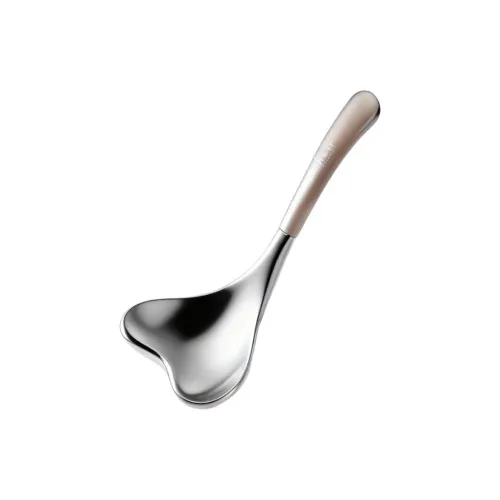 Heir Wake Вверх Кожа Ледяной Therapy Сердце Нержавеющая сталь Ложка Массажное оборудование Air Pressure