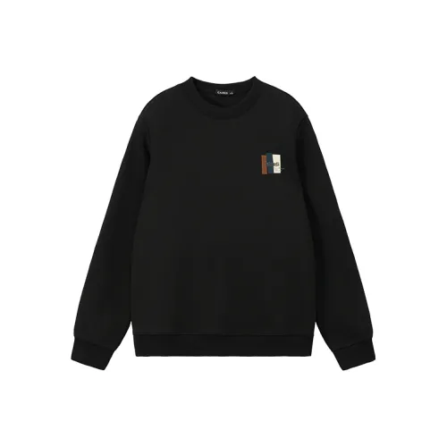 CAISEDI Черный Мужской Свитшот