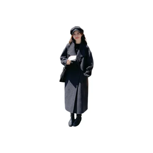 LAOYECHE Темно-серый женский пальто