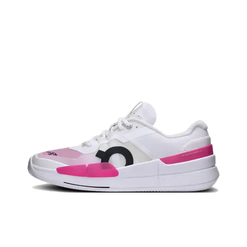 On THE ROGER Pro 2 Дышащие Низкие Кроссовки для Тениса Мужские Белые Розовые