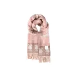 Зимний снег, кролик, розово-бежевый