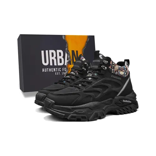 URBAN AUTHENTIC Высота увеличивается устойчивый к истиранию противоскользящий 9,5 см внешний средний каблук мужской