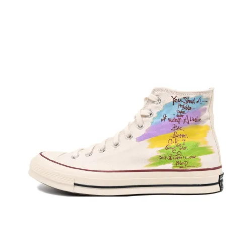 Converse Chuck 70 Устойчивые к истиранию высокие топы кеды унисекс экрю