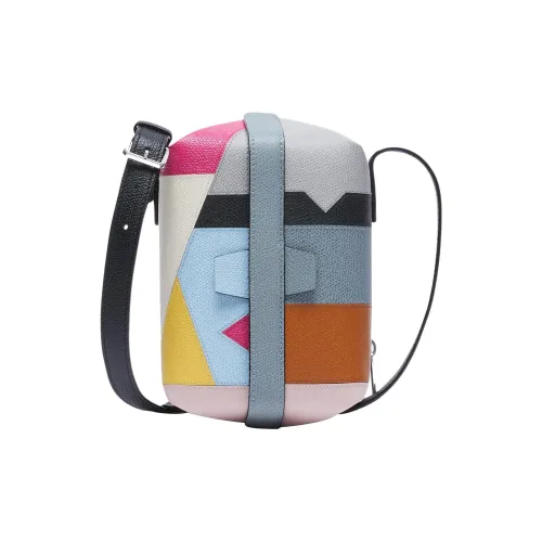 Valextra Tric Trac Millepunte Телячья кожа Коробка Сумка Сумка через плечо Женская Синий Многоцветный