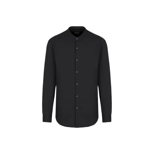 GIORGIO ARMANI Мужские черные рубашки