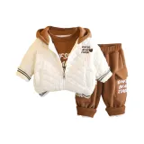 Набор из трех предметов цвета экрю