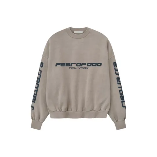 Fear of God ESSENTIALS Fw25 Holiday 2025 Укороченный RELAED Свитшот Мужской