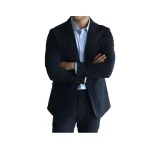 Темно-синий, синий, одиночный, застежка [утолщенный, улучшенный]