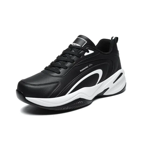 KUDING Fashion Versatile Extra Large Size 47 Кожаный верх для бега амортизация противоскользящий легкий низкий топ